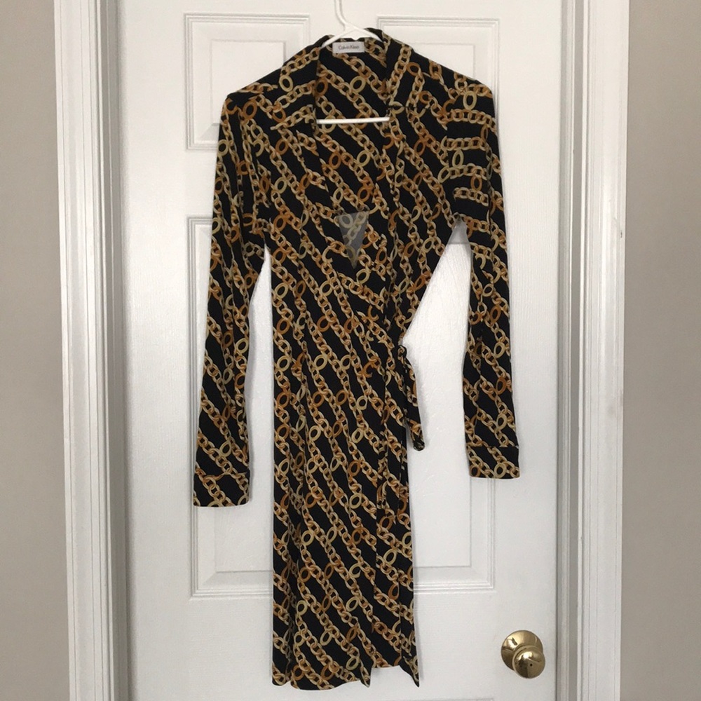 Calvin Klein wrap dress